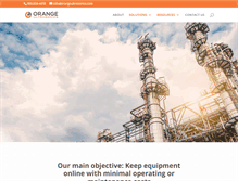 Tablet Screenshot of orangeultrasonics.com